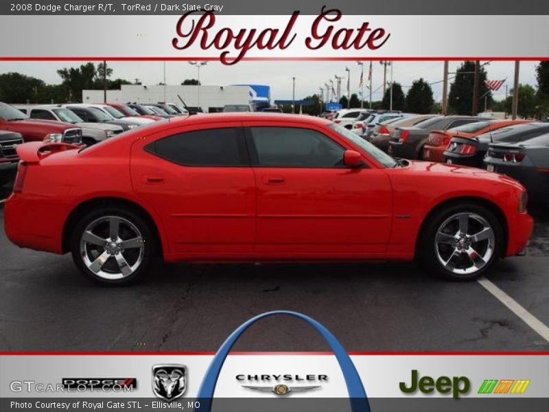 TorRed / Dark Slate Gray 2008 Dodge Charger R/T