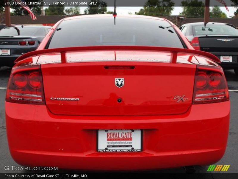 TorRed / Dark Slate Gray 2008 Dodge Charger R/T