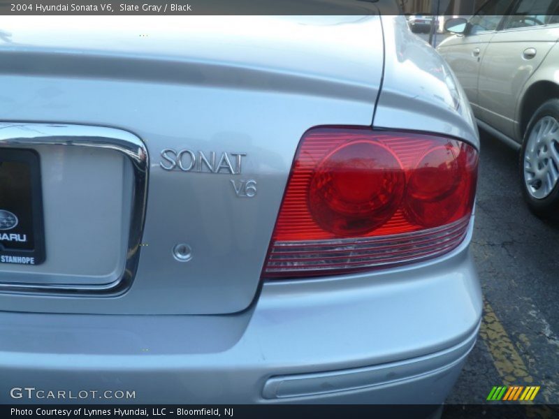 Slate Gray / Black 2004 Hyundai Sonata V6