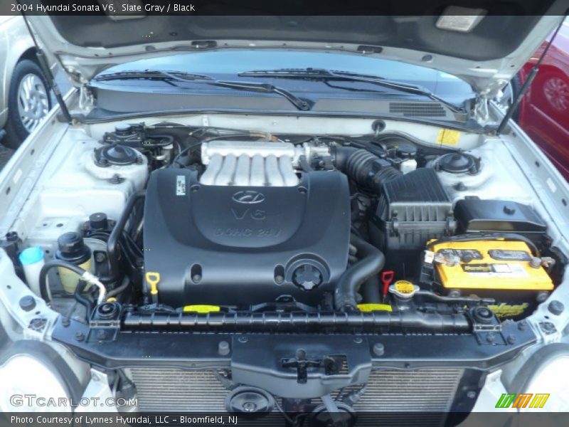Slate Gray / Black 2004 Hyundai Sonata V6