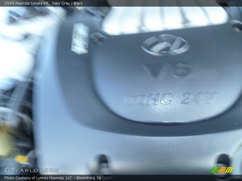Slate Gray / Black 2004 Hyundai Sonata V6