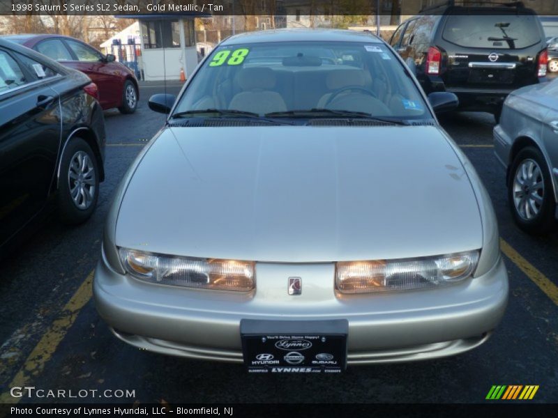 Gold Metallic / Tan 1998 Saturn S Series SL2 Sedan
