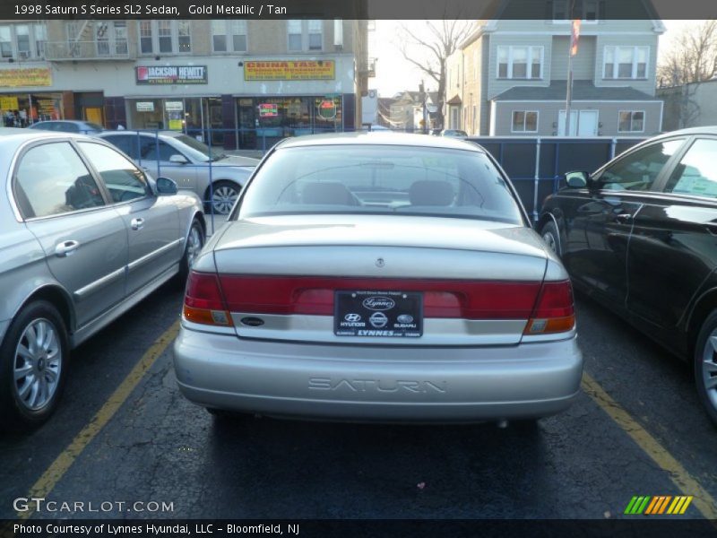 Gold Metallic / Tan 1998 Saturn S Series SL2 Sedan