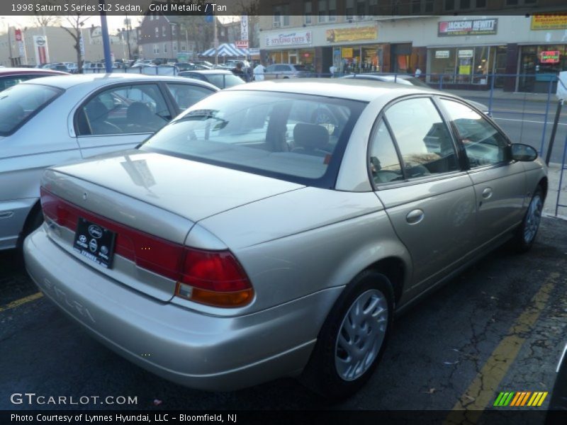 Gold Metallic / Tan 1998 Saturn S Series SL2 Sedan