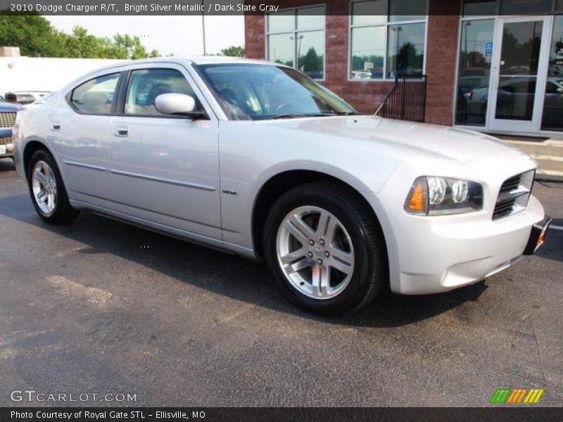 Bright Silver Metallic / Dark Slate Gray 2010 Dodge Charger R/T