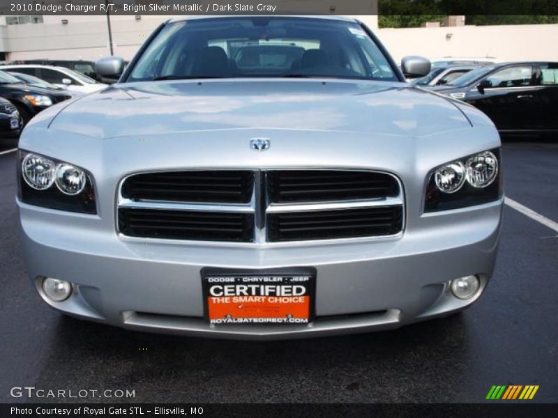 Bright Silver Metallic / Dark Slate Gray 2010 Dodge Charger R/T