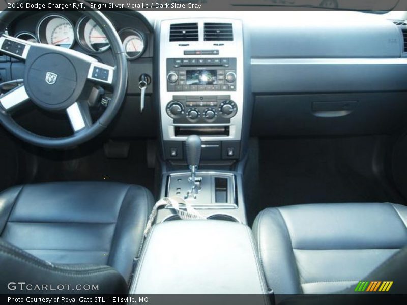 Bright Silver Metallic / Dark Slate Gray 2010 Dodge Charger R/T
