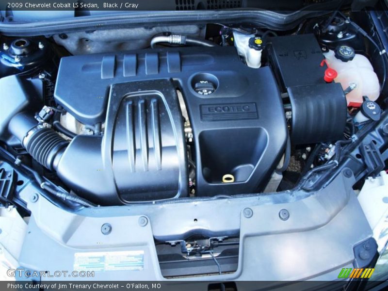Black / Gray 2009 Chevrolet Cobalt LS Sedan