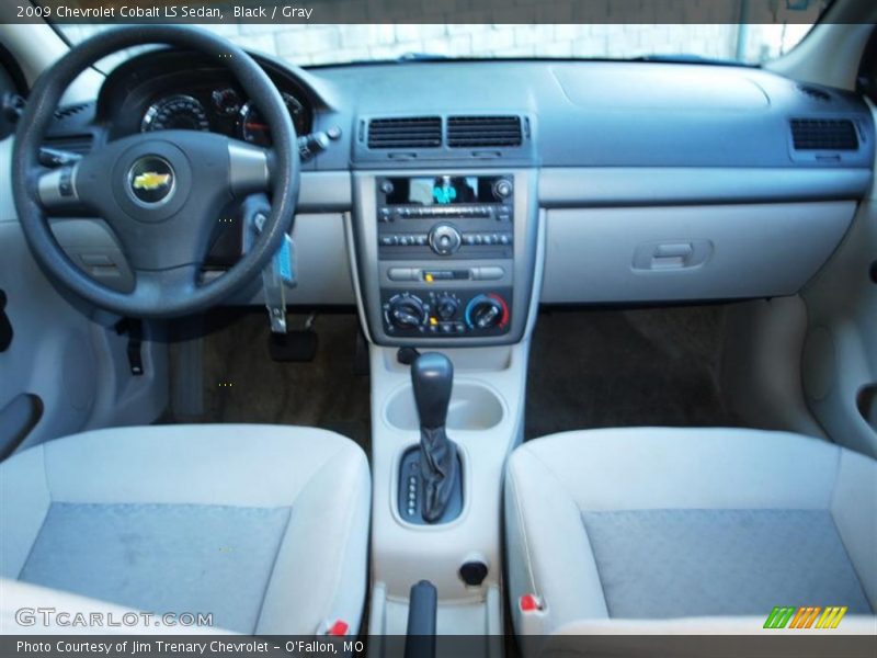 Black / Gray 2009 Chevrolet Cobalt LS Sedan