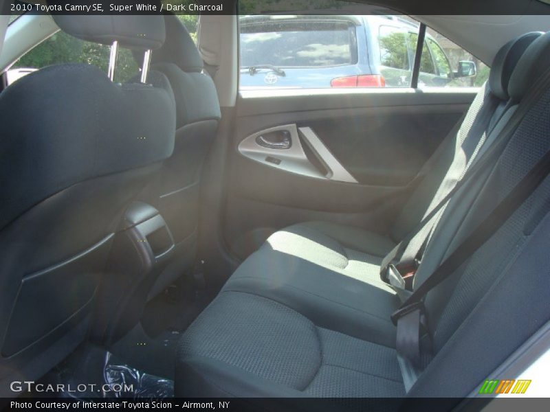 Super White / Dark Charcoal 2010 Toyota Camry SE