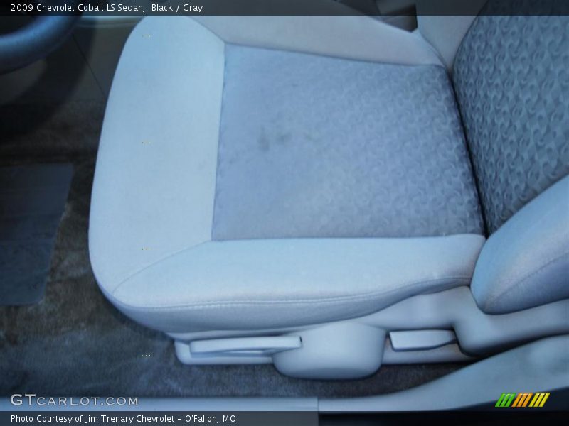 Black / Gray 2009 Chevrolet Cobalt LS Sedan