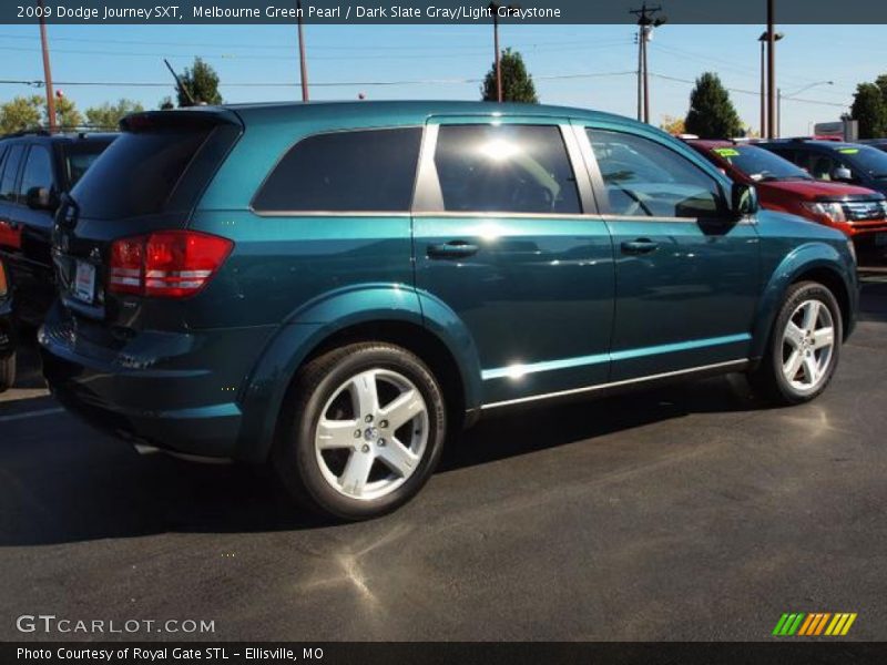 Melbourne Green Pearl / Dark Slate Gray/Light Graystone 2009 Dodge Journey SXT