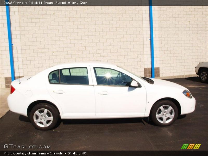 Summit White / Gray 2008 Chevrolet Cobalt LT Sedan