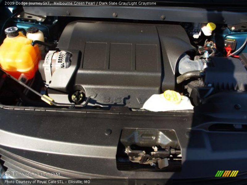 Melbourne Green Pearl / Dark Slate Gray/Light Graystone 2009 Dodge Journey SXT