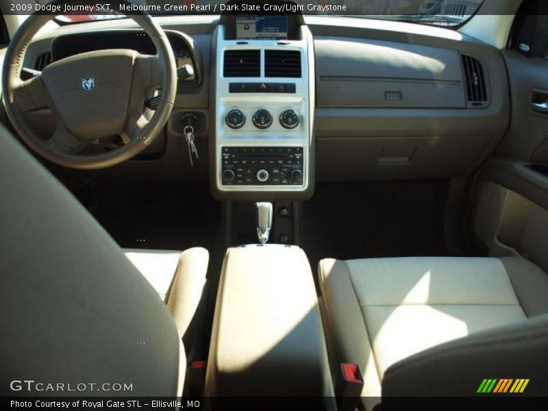 Melbourne Green Pearl / Dark Slate Gray/Light Graystone 2009 Dodge Journey SXT