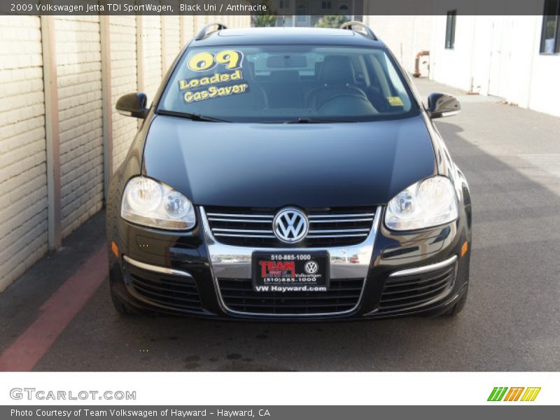Black Uni / Anthracite 2009 Volkswagen Jetta TDI SportWagen