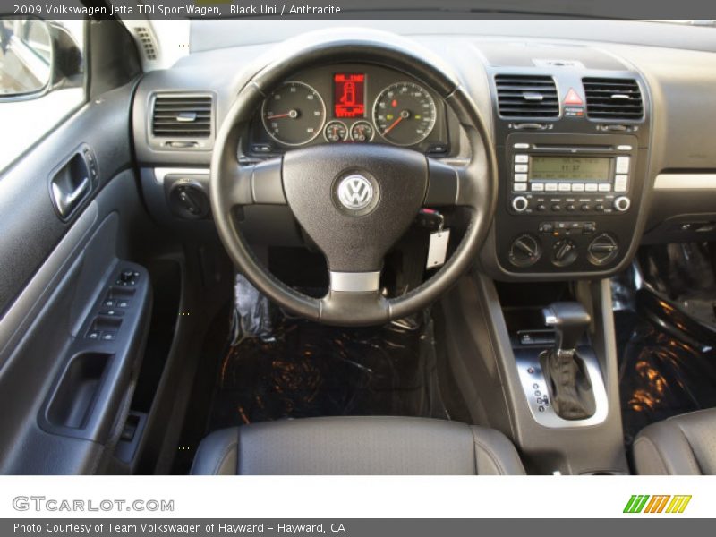 Black Uni / Anthracite 2009 Volkswagen Jetta TDI SportWagen