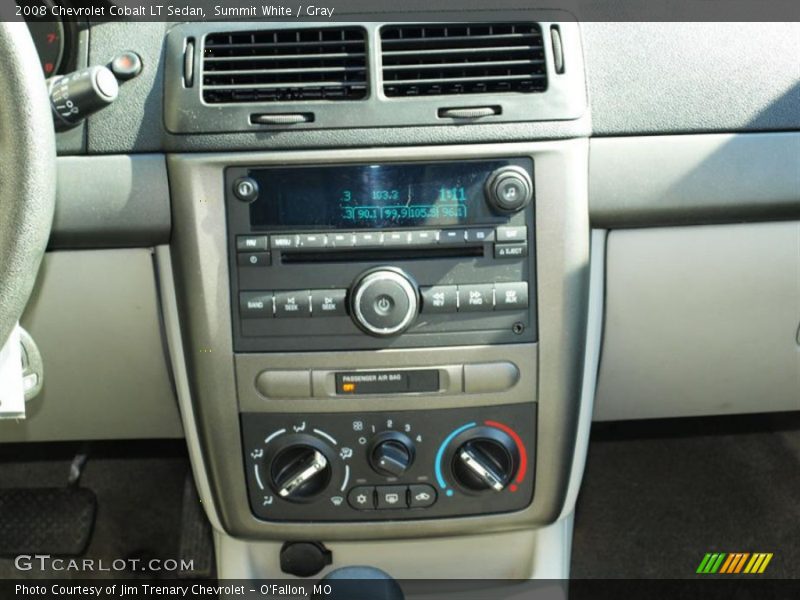 Summit White / Gray 2008 Chevrolet Cobalt LT Sedan
