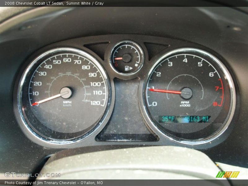 Summit White / Gray 2008 Chevrolet Cobalt LT Sedan