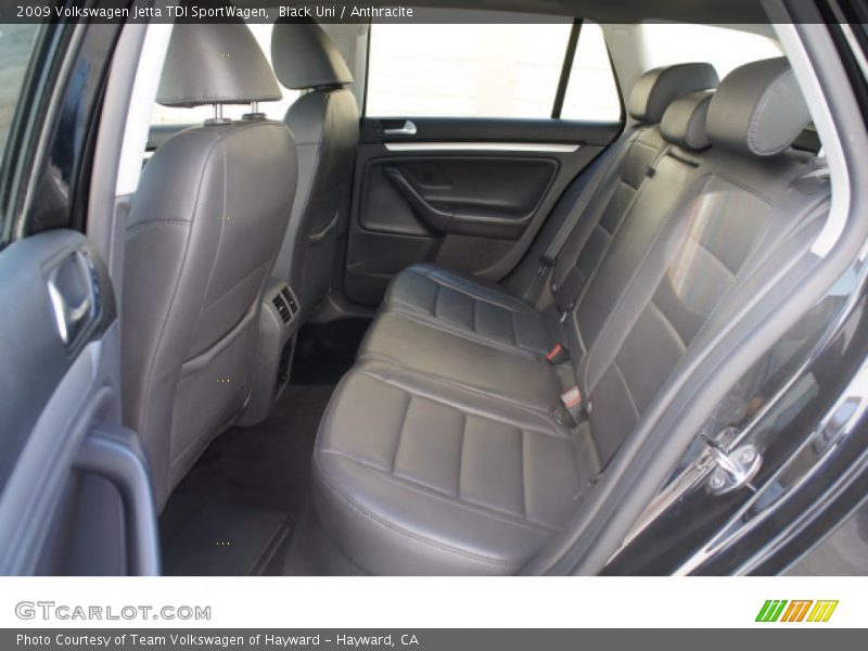  2009 Jetta TDI SportWagen Anthracite Interior