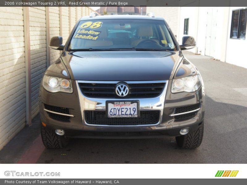 Reed Green Metallic / Pure Beige 2008 Volkswagen Touareg 2 VR6