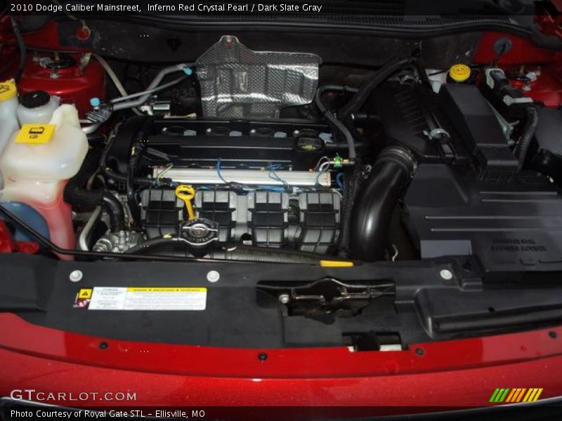 Inferno Red Crystal Pearl / Dark Slate Gray 2010 Dodge Caliber Mainstreet