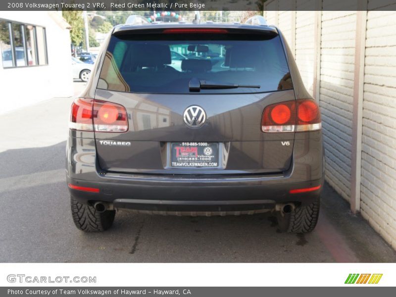 Reed Green Metallic / Pure Beige 2008 Volkswagen Touareg 2 VR6
