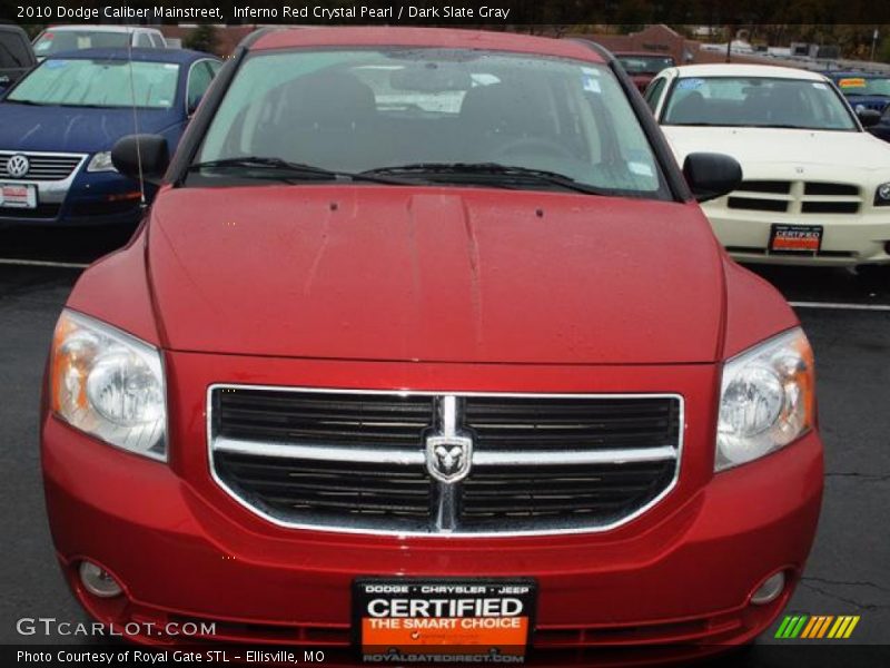 Inferno Red Crystal Pearl / Dark Slate Gray 2010 Dodge Caliber Mainstreet
