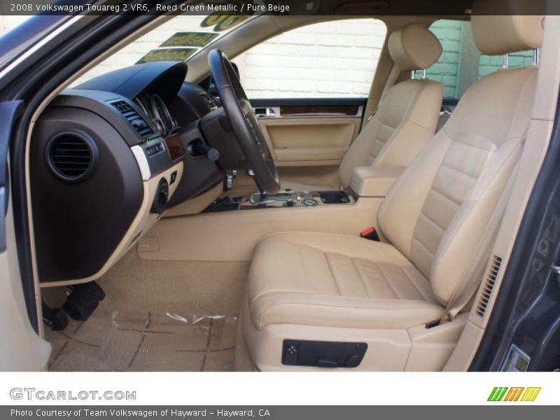 Reed Green Metallic / Pure Beige 2008 Volkswagen Touareg 2 VR6
