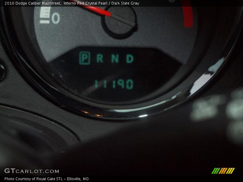 Inferno Red Crystal Pearl / Dark Slate Gray 2010 Dodge Caliber Mainstreet