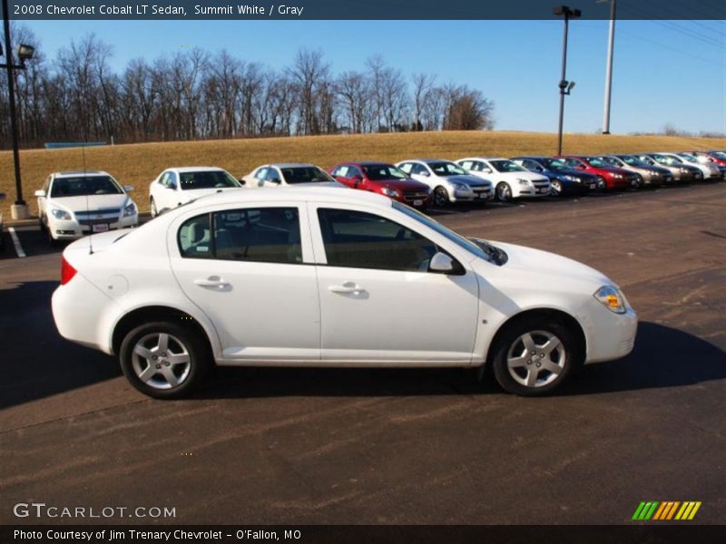 Summit White / Gray 2008 Chevrolet Cobalt LT Sedan