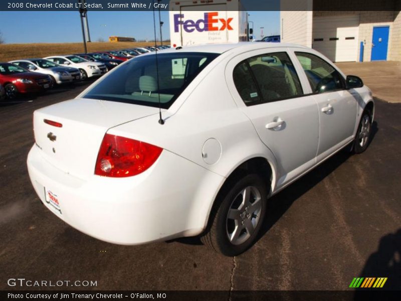 Summit White / Gray 2008 Chevrolet Cobalt LT Sedan
