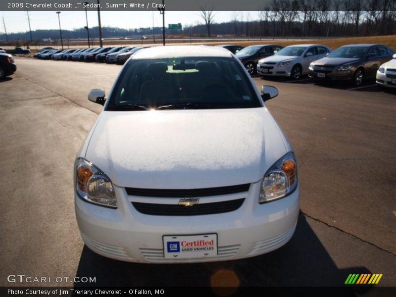 Summit White / Gray 2008 Chevrolet Cobalt LT Sedan