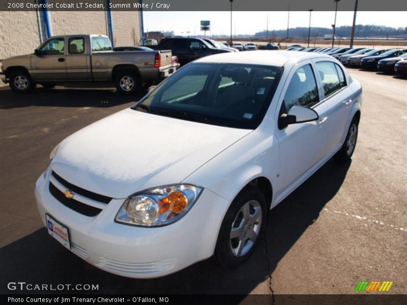 Summit White / Gray 2008 Chevrolet Cobalt LT Sedan