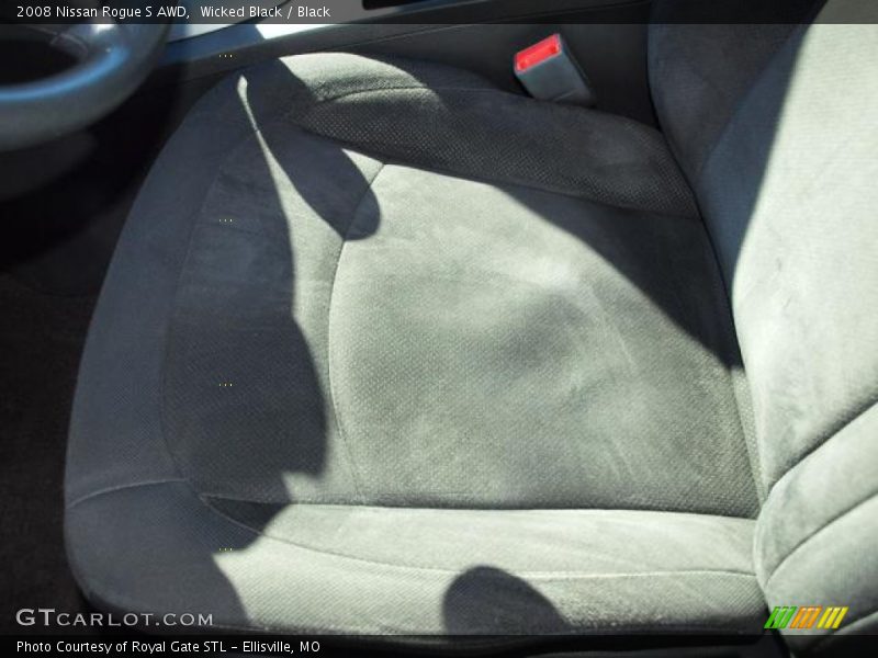 Wicked Black / Black 2008 Nissan Rogue S AWD