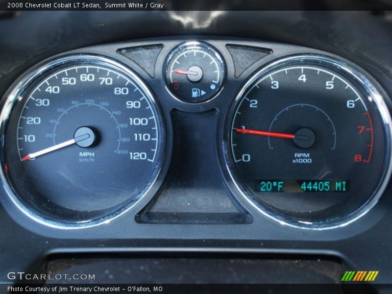 Summit White / Gray 2008 Chevrolet Cobalt LT Sedan
