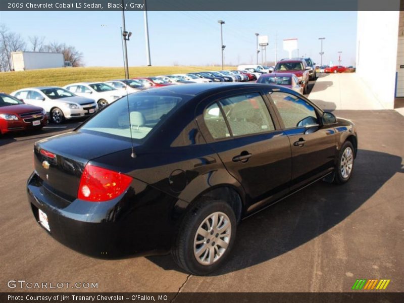 Black / Gray 2009 Chevrolet Cobalt LS Sedan