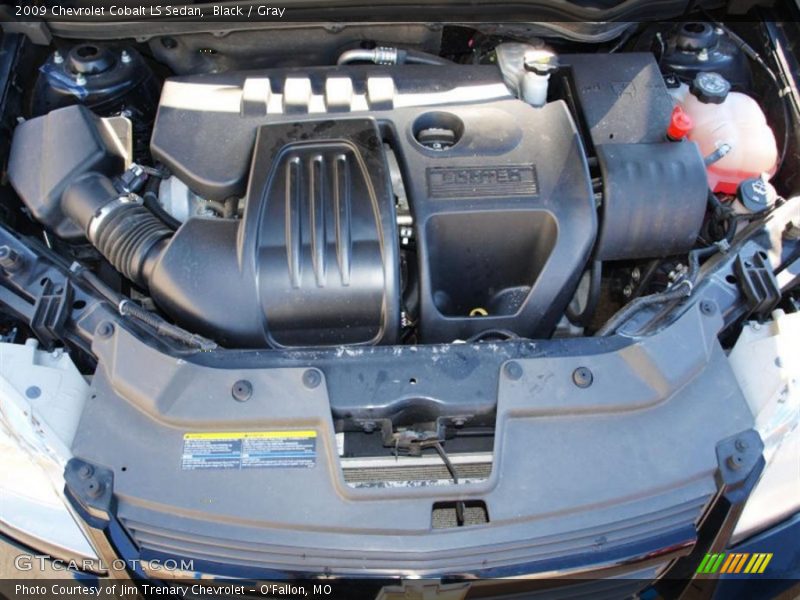 Black / Gray 2009 Chevrolet Cobalt LS Sedan