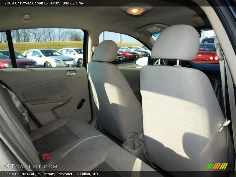 Black / Gray 2009 Chevrolet Cobalt LS Sedan