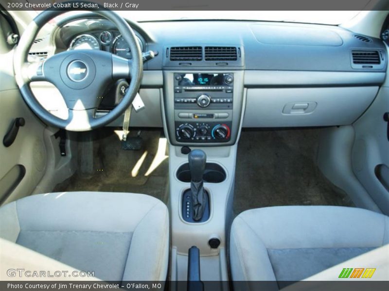 Black / Gray 2009 Chevrolet Cobalt LS Sedan