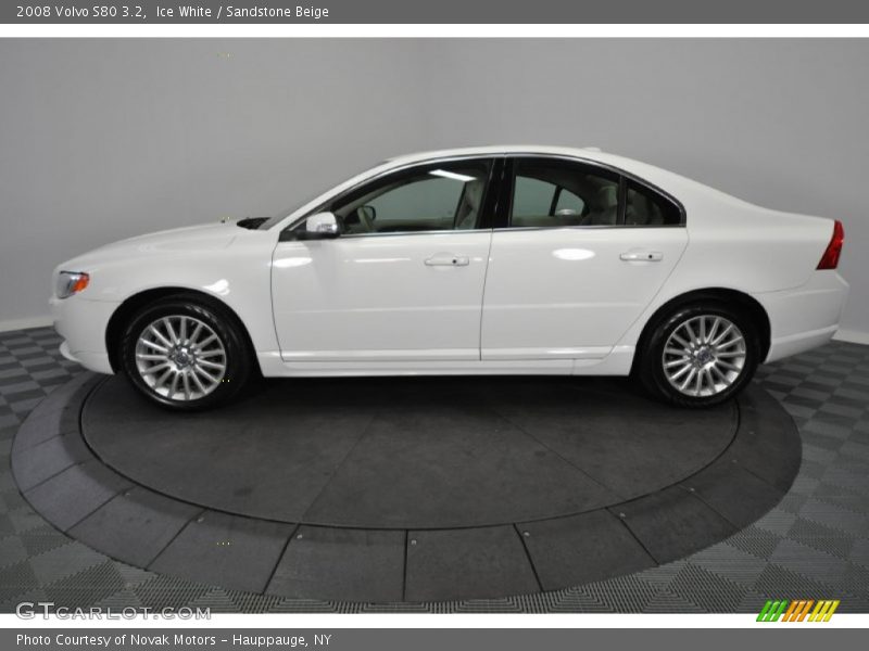 Ice White / Sandstone Beige 2008 Volvo S80 3.2