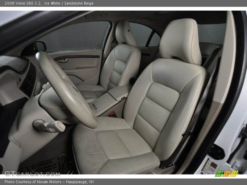 Ice White / Sandstone Beige 2008 Volvo S80 3.2