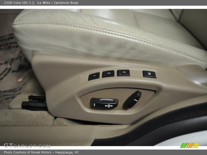 Ice White / Sandstone Beige 2008 Volvo S80 3.2