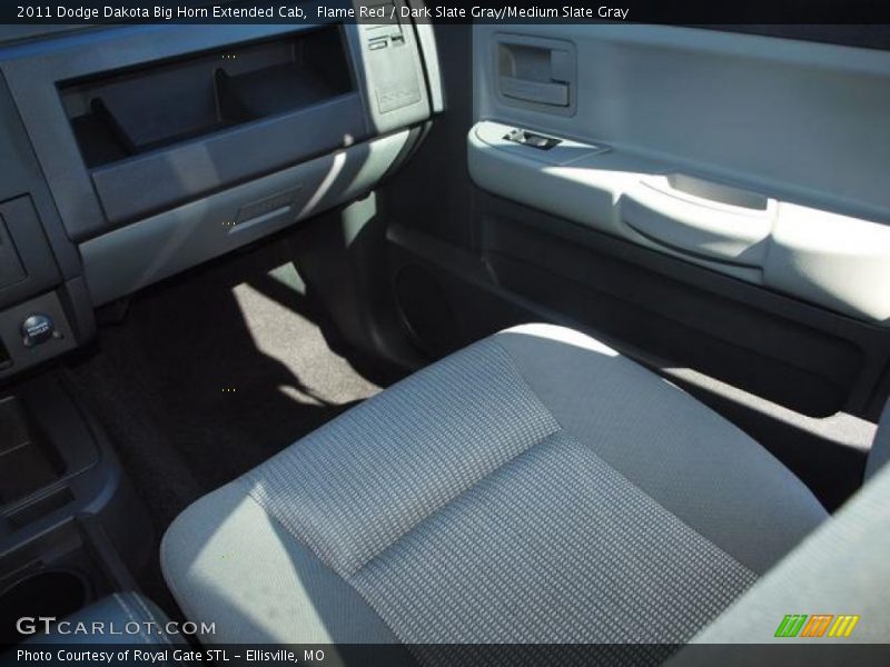 Flame Red / Dark Slate Gray/Medium Slate Gray 2011 Dodge Dakota Big Horn Extended Cab