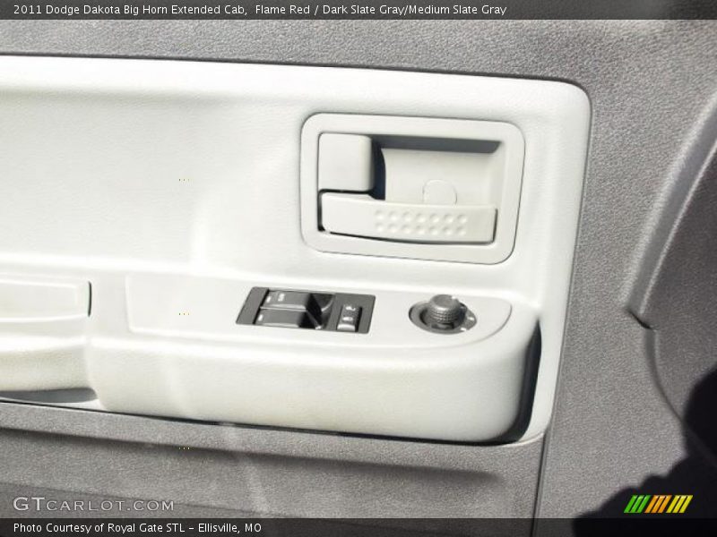 Flame Red / Dark Slate Gray/Medium Slate Gray 2011 Dodge Dakota Big Horn Extended Cab
