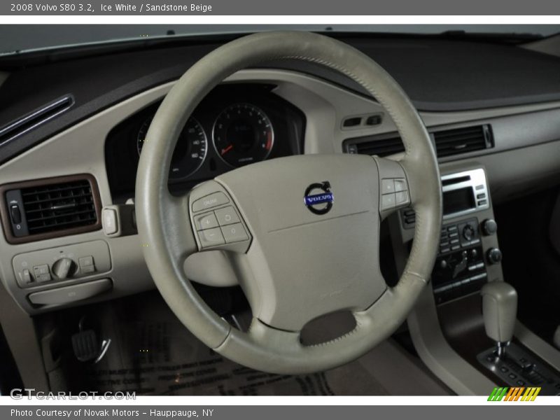 Ice White / Sandstone Beige 2008 Volvo S80 3.2