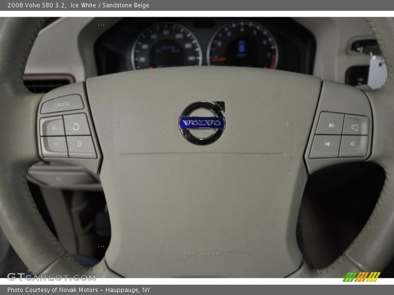 Ice White / Sandstone Beige 2008 Volvo S80 3.2