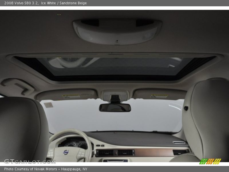 Ice White / Sandstone Beige 2008 Volvo S80 3.2