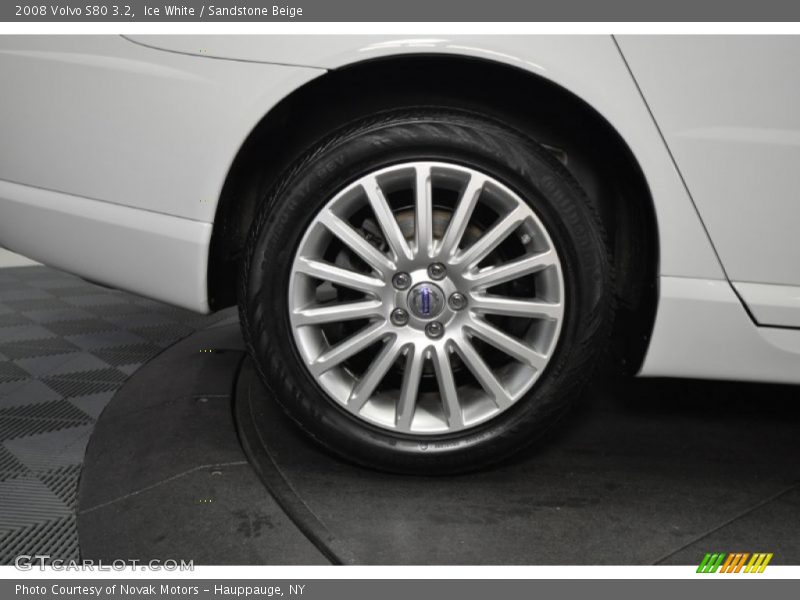 Ice White / Sandstone Beige 2008 Volvo S80 3.2