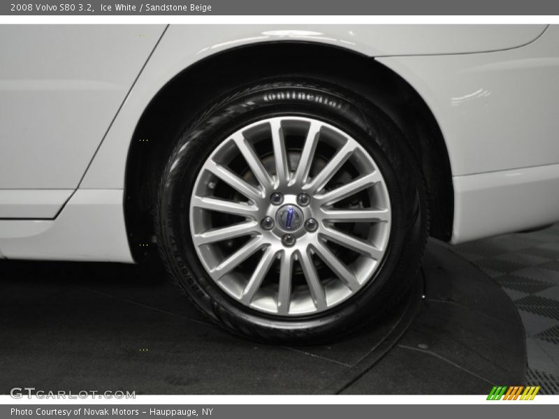 Ice White / Sandstone Beige 2008 Volvo S80 3.2
